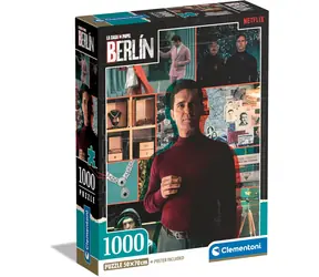 Clementoni PUZZLE La Casa de Papel Berlin: Ich habe einen Plan / 1000 Teile / ab 10 Jahren