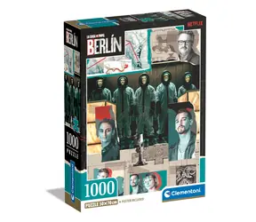 Clementoni PUZZLE La Casa de Papel Berlin: Auf geht’s zur Aktion / 1000 Teile / ab 10 Jahren