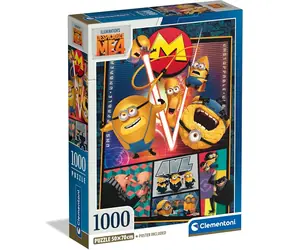 Clementoni PUZZLE Ich - Einfach Unverbesserlich 4 / 1000 Teile / ab 10 Jahren