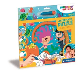 Clementoni PUZZLE mit Wassermalerei Wasserzauber: Tiefen des Meeres / 30 Teile / ab 3 Jahren