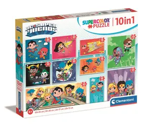 Clementoni PUZZLE DC Super Friends 10in1 / 60 Teile / ab 4 Jahren