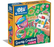 Clementoni IDEA Sparkly Creations Diamond Painting: Pop Style / ab 7 Jahren 