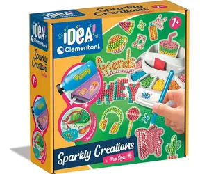 Clementoni IDEA Sparkly Creations Diamond Painting: Pop Style / ab 7 Jahren 