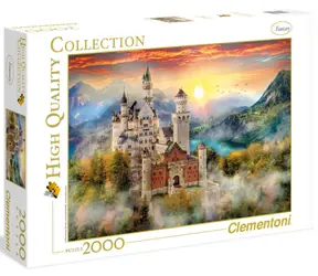 Clementoni PUZZLE Schloss Neuschwanstein / 2000 Teile / ab 15 Jahren