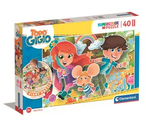 Clementoni RiesenbodenPUZZLE Maus Gigio / 40 Teile / ab 3 Jahren