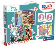 Clementoni Disney Classics 4in1 Spieleset / 72 Teile / ab 3 Jahren