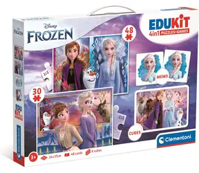 Clementoni Frozen 4in1 Spielset / 72 Teile / ab 3 Jahren