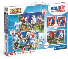 Clementoni Sonic 4in1 Spielset / 72 Teile / ab 3 Jahren