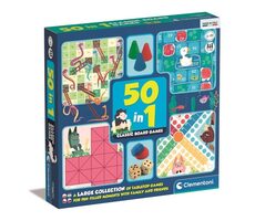 Clementoni Klassisches Brettspiel-Set 50in1 / ab 3 Jahren