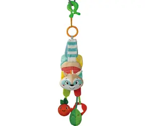 Clementoni BABY Plüsch-Waschbär mit Hängeclip / ab 3 Monaten