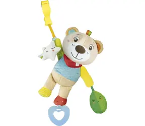 Clementoni BABY Teddybär mit Hängeclip / ab 3 Monaten