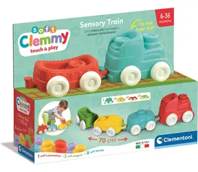 Clementoni Soft Clemmy Sensorischer Zug mit Würfeln / ab 6 Monaten