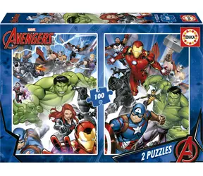 Educa Puzzle Avengers / 2x100 Teile / ab 6 Jahren