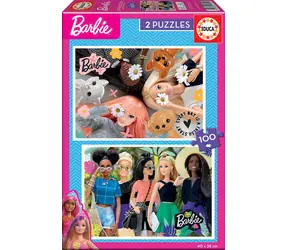 Educa Barbie Puzzle / 2x100 Teile / ab 6 Jahren