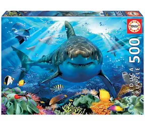 Educa Puzzle Weißer Hai / 500 Teile / ab 10 Jahren