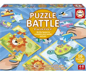 Educa Puzzle Kampftiere / 16x9 Teile / ab 4 Jahren 