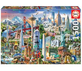 Educa Puzzle Wunder Nordamerikas / 1500 Teile / ab 11 Jahren 