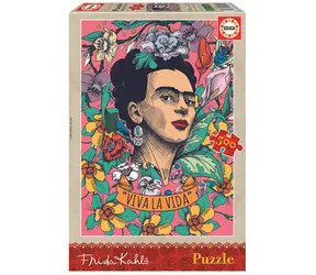 Educa Puzzle Frida Kahlo: Viva la vida / 500 Teile / ab 9 Jahren 