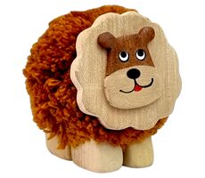2Kids Toys Holzfigur XL Pompon Löwe