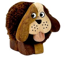 2Kids Toys Holzfigur XL Pompon Hund