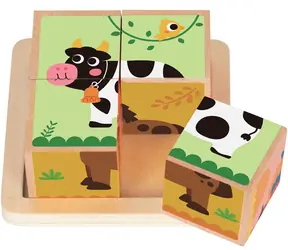 2Kids Toys Holzklötze Bauernhof 2 / ab 18 Monaten