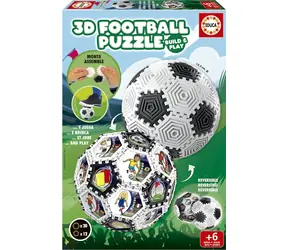 Educa 3D Puzzle Build&Play: Fußball / 32 Teile / ab 6 Jahren
