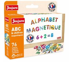 Unverpackt - Jeujura Bunte Magnetbuchstaben 76 Stück / ab 3 Jahren / unverpackt