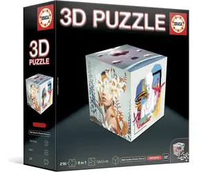 Educa 3D Puzzle Würfel Ästhetik / 216 Teile / ab 14 Jahren