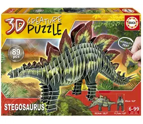 Educa 3D Puzzle Stegosaurus / 89 Teile / ab 6 Jahren 