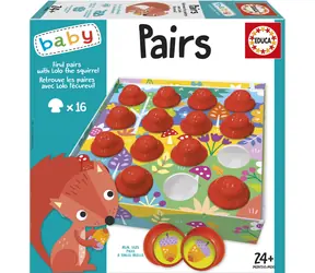 Educa Baby Find Paare mit Lolo dem Eichhörnchen / 16 Teile / ab 2 Jahren