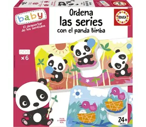 Educa Babypuzzle Panda Bimba und Freunde / 6x3 Teile / ab 2 Jahren