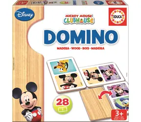 Educa Holzdominos Mickey und Minnie / 28 Teile / ab 3 Jahren