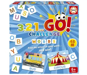 Educa Spiel 3, 2, 1 … LOS! Challenge Words (Englisch) / 150 Teile / ab 6 Jahren