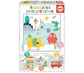 Educa Puzzle Lemon 4in1 / (12 & 16 & 20 & 25 Teile) / ab 3 Jahren