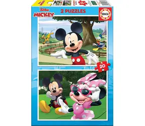 Educa Puzzle Mickey und Freunde / 2x20 Teile / ab 3 Jahren