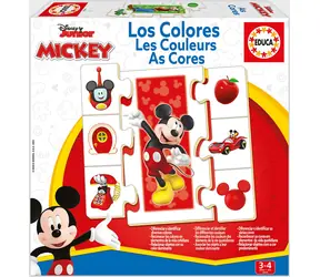 Educa Puzzle Mickey und Freunde: Farben lernen / 6x7 Teile / ab 3 Jahren