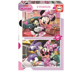 Educa Puzzle Minnie / 2x20 Teile / ab 3 Jahren