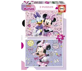 Educa Puzzle Minnie / 2x48 Teile / ab 3 Jahren