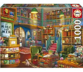 Educa Puzzle Wunderbare Buchhandlung / 1000 Teile / ab 14 Jahren