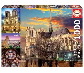 Educa Puzzle Notre Dame Collage / 1000 Teile / ab 14 Jahren