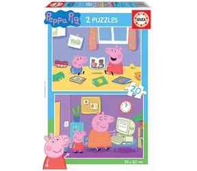 Educa Puzzle Peppa Pig / 2x20 Teile / ab 3 Jahren
