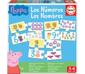 Educa Puzzle Peppa Pig: Zählen / 10x4 Teile / ab 3 Jahren