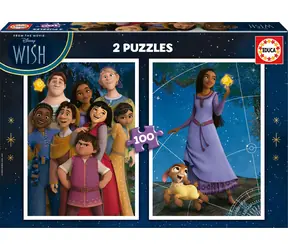 Educa Puzzle Wünsche / 2x100 Teile / ab 6 Jahren