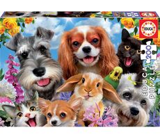 Educa Puzzle Selfie Pet Show / 200 Teile / ab 6 Jahren
