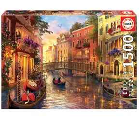 Educa Puzzle Dämmerung in Venedig / 1500 Teile / ab 14 Jahren