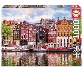 Educa Puzzle Tanzende Häuser - Amsterdam / 1000 Teile / ab 14 Jahren