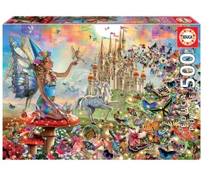Educa Puzzle Fee und Schmetterlinge / 500 Teile / ab 10 Jahren