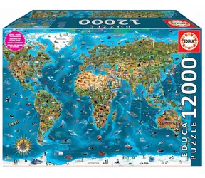 Educa Puzzle Weltwunder / 12000 Teile / ab 14 Jahren