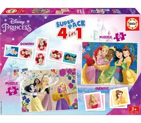 Educa Disney Princess 4-in-1 Spieleset / ab 3 Jahren