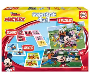 Educa Mickey and Friends 4-in-1 Spielset / ab 3 Jahren